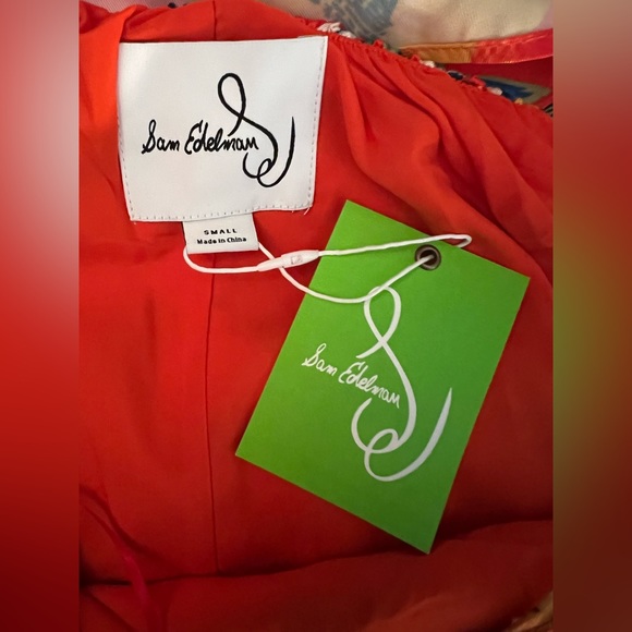 FINAL SALE!! NWT Sam Edelman Hibiscus Floral Trapeze Maxi Dress, Small! - Picture 7 of 10